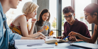 University Of Derby Students Studying