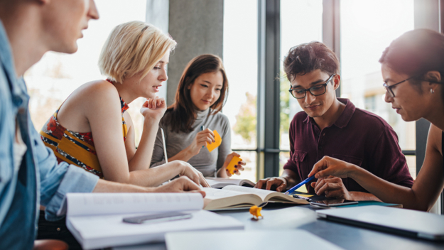 University Of Derby Students Studying
