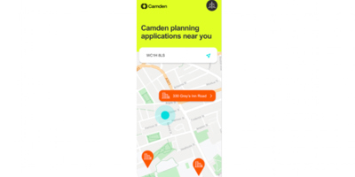 Camden Council Planning Applications Map