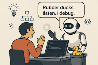 AI Machine Supporting A Human Worker