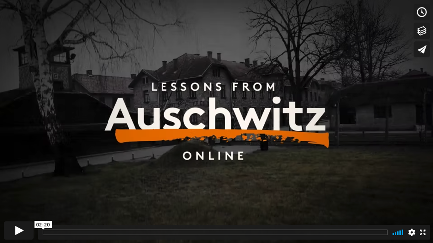 A video about the Lessons From Auschwitz project