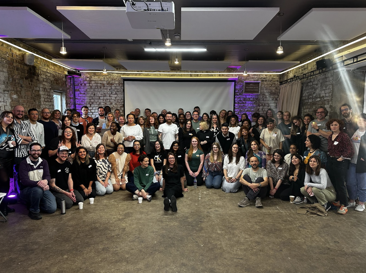 The (Almost) Whole Design Team Together In One Space For Our Team Development Day
