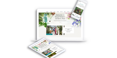 Kew Gardens Website Multi Device