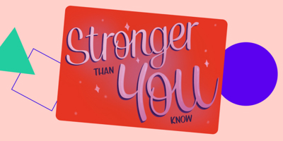 Pink Postcard Stronger Than You Know