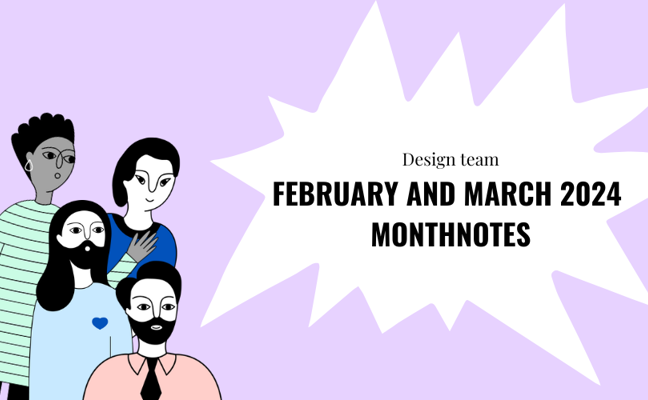 February and March month notes
