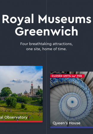 Royal Museums Greenwich Homepage