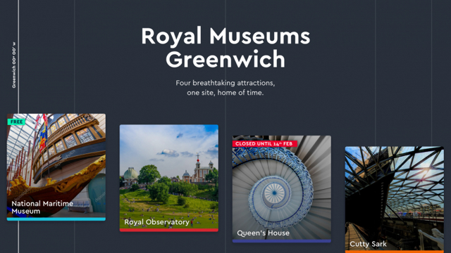 Royal Museums Greenwich Homepage